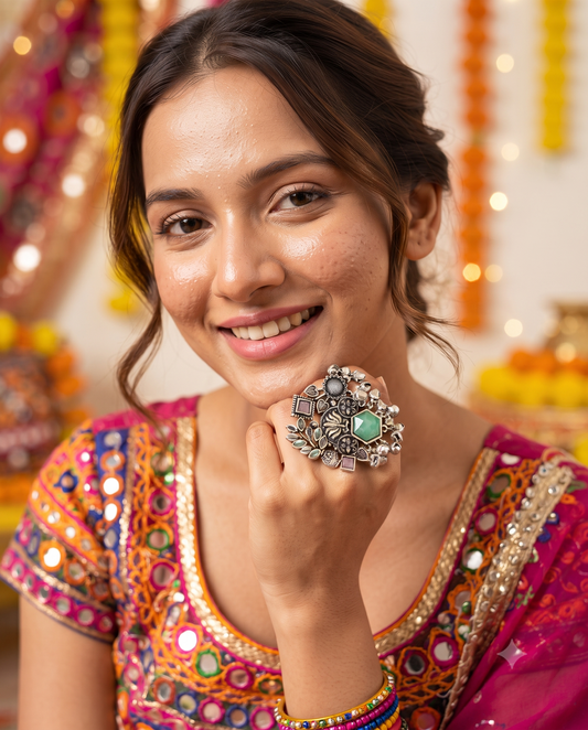Raas Ring 109 - Mint Green