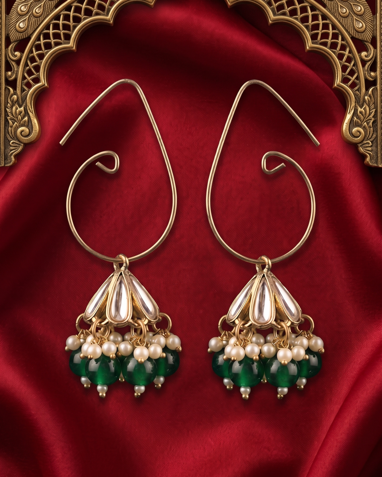 Phool Jhumki Green