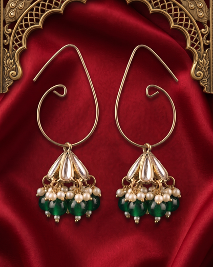 Phool Jhumki Green