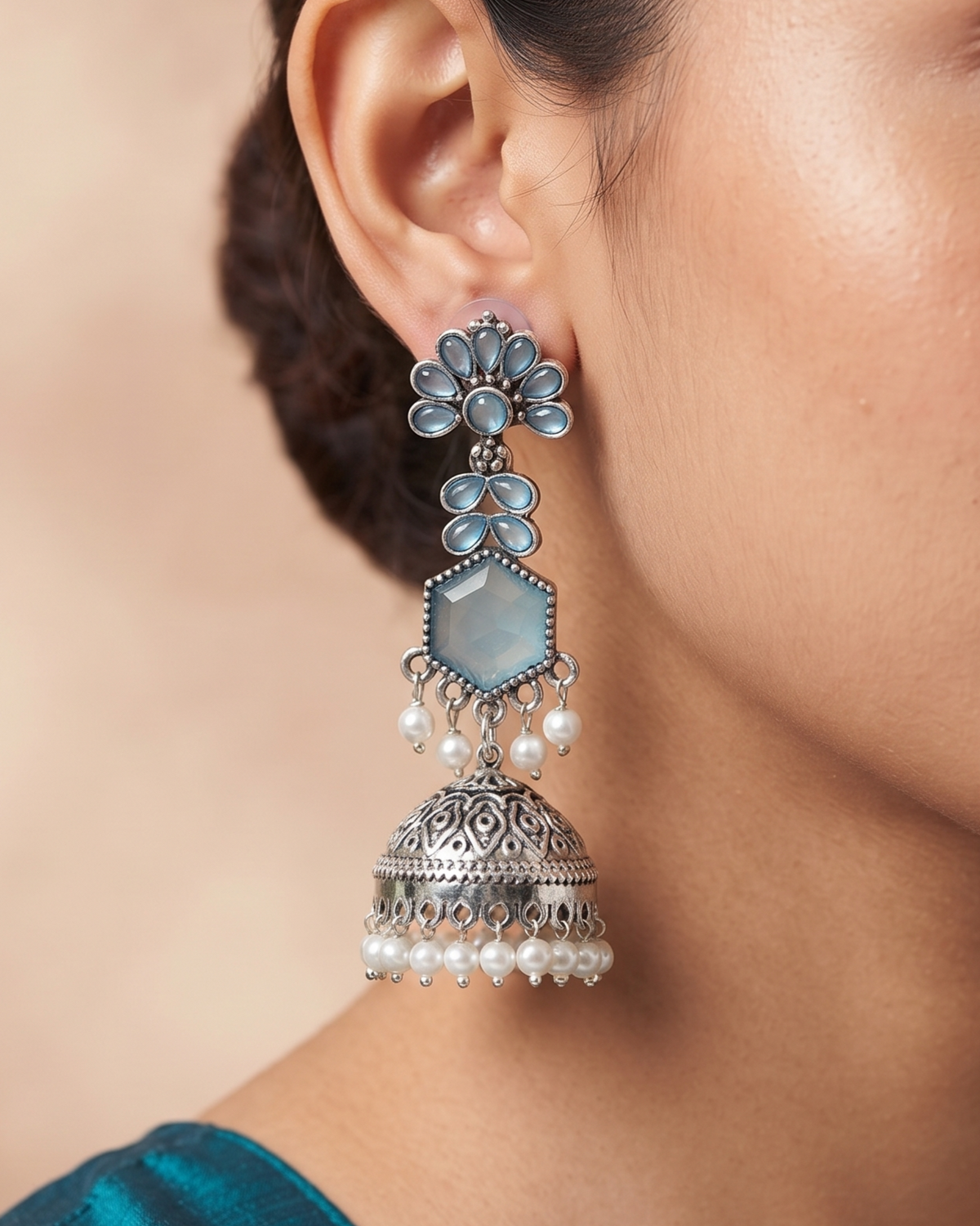 Navratri Raas 110 -Sky Blue