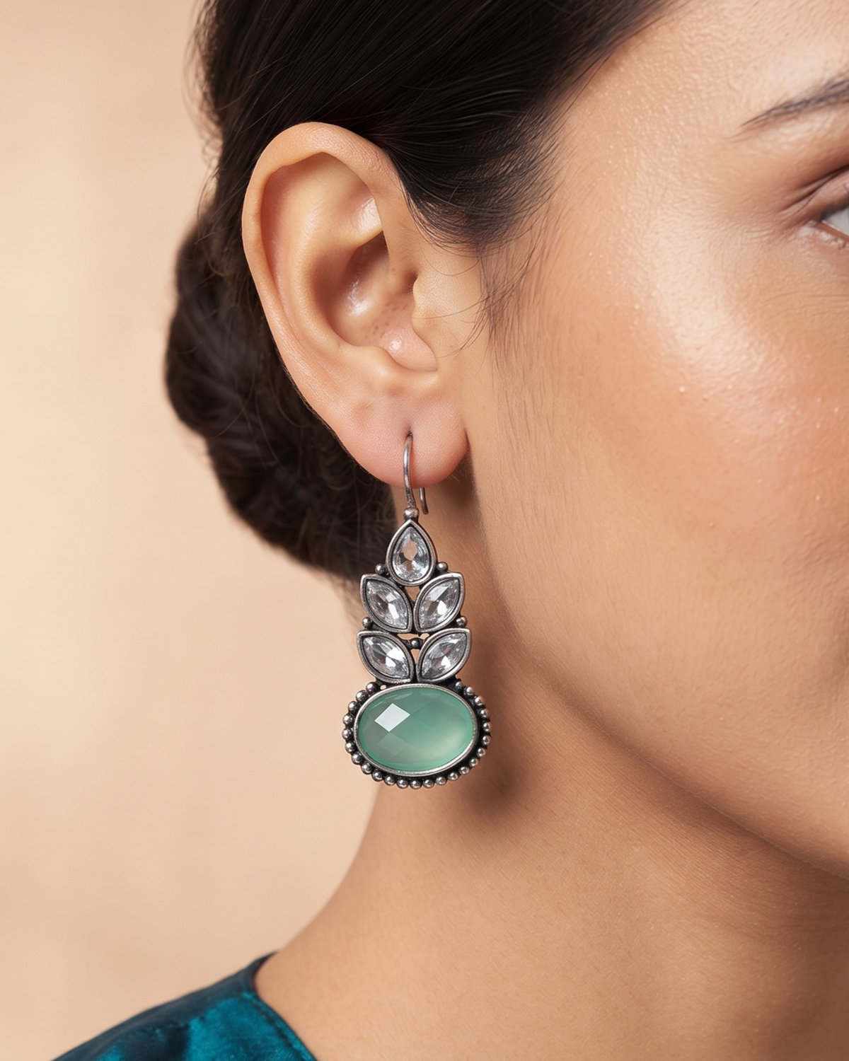 Ayushi Drops -Mint Green