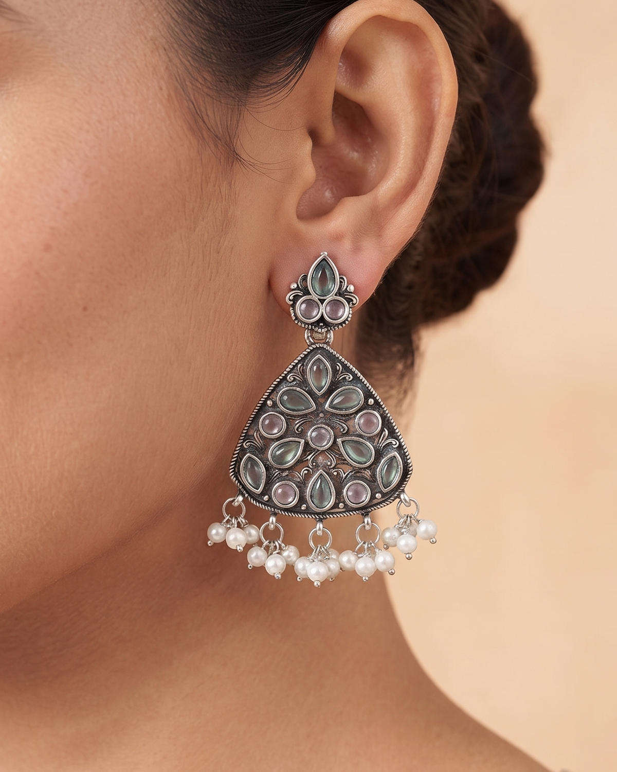 Navratri Raas 111 -Mint Green Pink