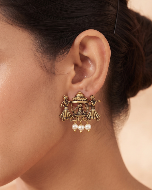 Rajdoli Tops -Antique Gold