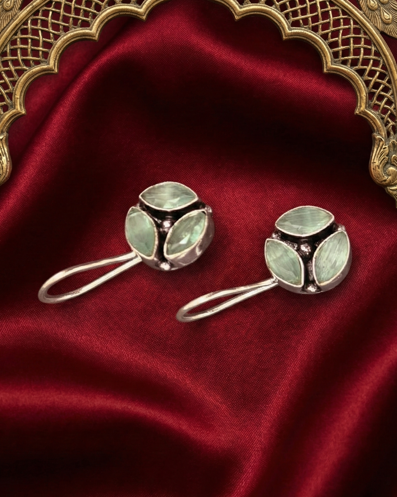 Triveni Rozana Drops - Mint Green