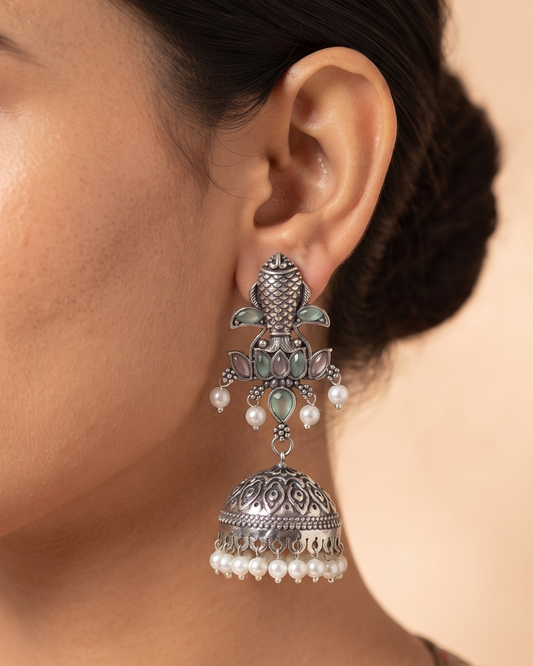 Navratri Raas 108 - Mint Green Pink