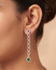 Interlace Emerald Silver